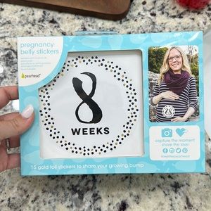 Pregnancy milestone bump stickers